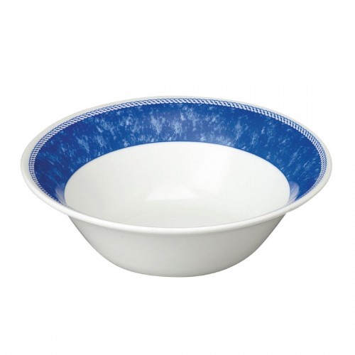 Churchill New Horizons Marble Border Salad Bowls Blue 213mm Churchill New Horizons Marble Border Salad Bowls Blue 213mm