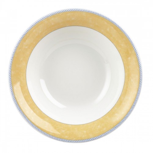Churchill New Horizons Marble Border Salad Bowls Yellow 252mm Churchill New Horizons Marble Border Salad Bowls Yellow 252mm