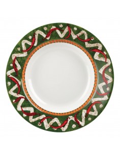 Churchill Salsa Rimmed Pasta Plates