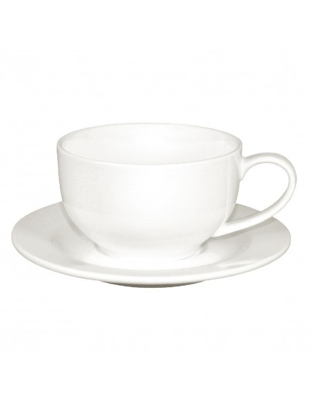 Lumina Fine China Round Saucers 156mm