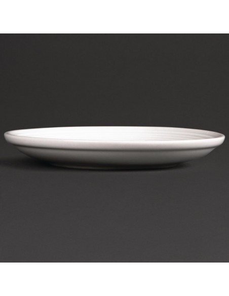 Olympia Linear Stacking Tea Cup Saucers