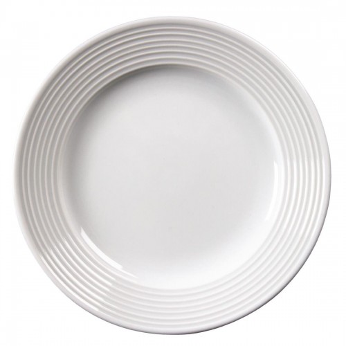 Olympia Linear Wide Rimmed Plates 150mm