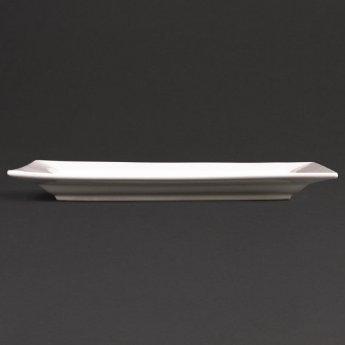 Lumina Wide Rim Rectangular Plates 257x 155mm
