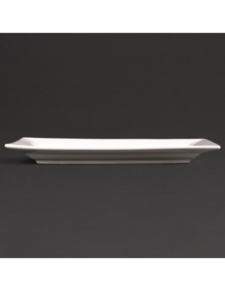 Lumina Wide Rim Rectangular Plates 257x 155mm