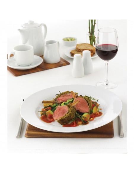 Lumina Fine China Round Saucers 143mm