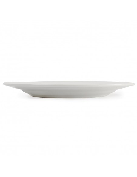 Olympia Linear Wide Rimmed Plates 310mm
