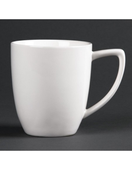 Lumina Fine China Latte Mugs 350ml 12oz
