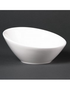Lumina Fine China Oval Sloping Bowls 148mm