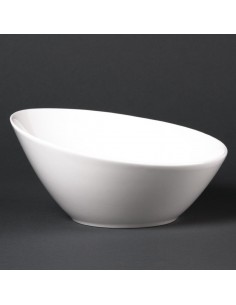 Lumina Fine China Oval Sloping Bowls 202mm