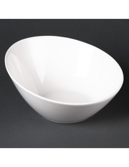 Lumina Fine China Oval Sloping Bowls 202mm