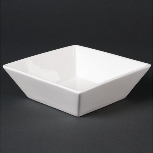 Lumina Fine China Square Bowls 140mm
