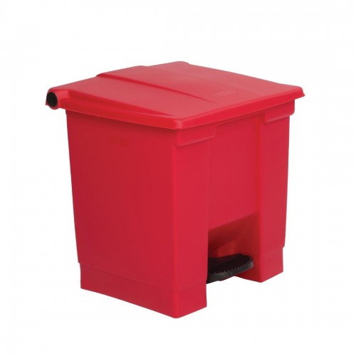 Rubbermaid K803 Red Pedal Bin