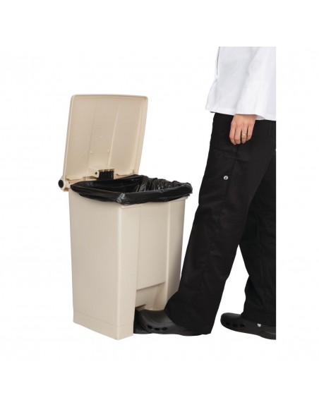 Rubbermaid K808 Beige Pedal Bin