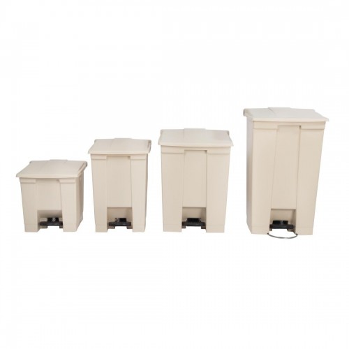 Rubbermaid K808 Beige Pedal Bin