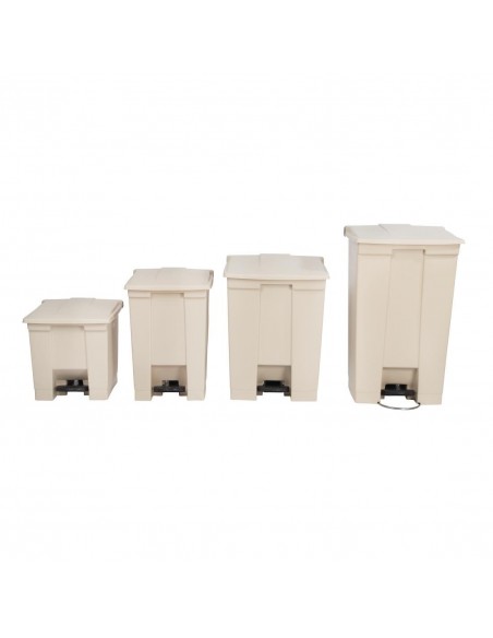 Rubbermaid K808 Beige Pedal Bin
