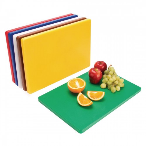 Hygiplas Thick Low Density Chopping Board Set