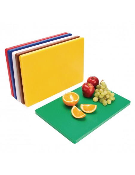Hygiplas Thick Low Density Chopping Board Set