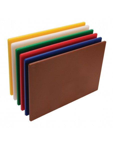 Hygiplas Standard Low Density Chopping Board Set