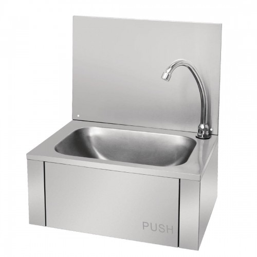 Vogue Stainless Steel Knee Operated Sink Vogue Stainless Steel Knee Operated Sink