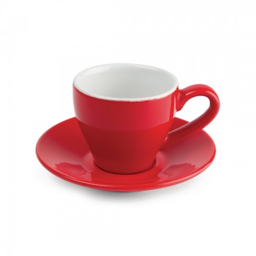 Olympia Cafe Espresso Cups Red 100ml 3.5oz