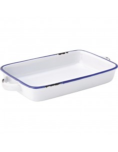 Utopia Avebury Blue Large Rectangular Dish 220mm