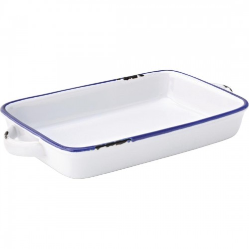 Utopia Avebury Blue Large Rectangular Dish 220mm