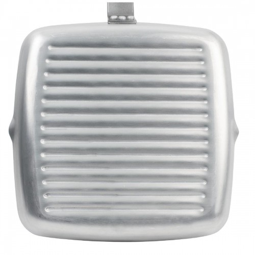 Vogue Square Non-Stick Ribbed Skillet Pan