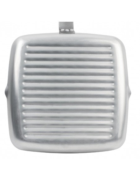 Vogue Square Non-Stick Ribbed Skillet Pan