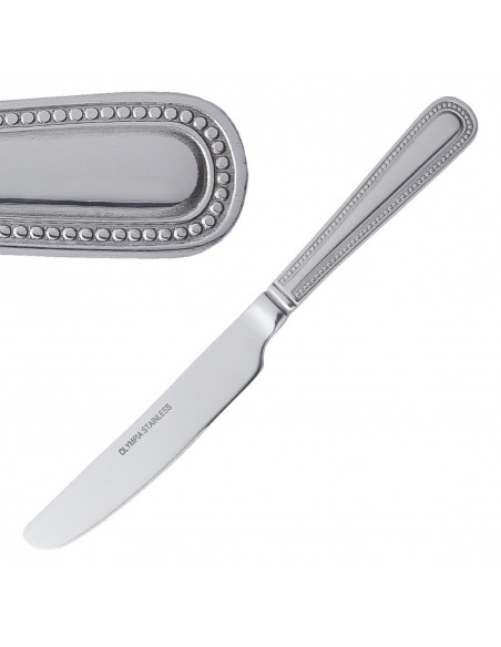 Olympia Bead Solid Handle Dessert Knife