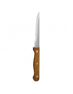 Steak Knife Wooden Handle 115mm 2