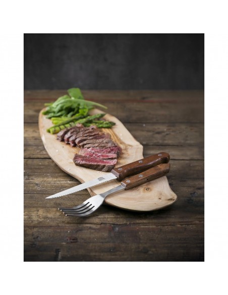 Steak Knife Wooden Handle 115mm