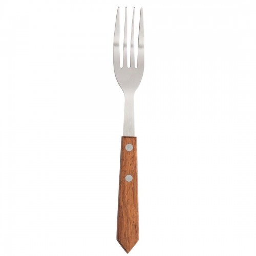 Steak Fork Wooden Handle 100mm