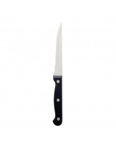 Steak Knife Black Handle 115mm 2