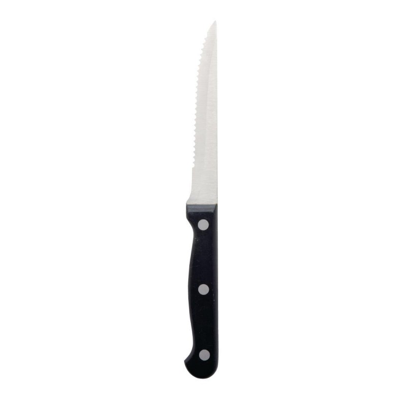 Olympia Steak Knife Wooden Handle - C136 - Buy Online at Nisbets