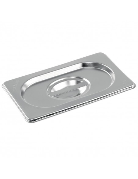 Vogue Stainless Steel 1/9 Gastronorm Lid