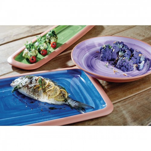 APS La Vida Melamine Plate Round Purple 320mm
