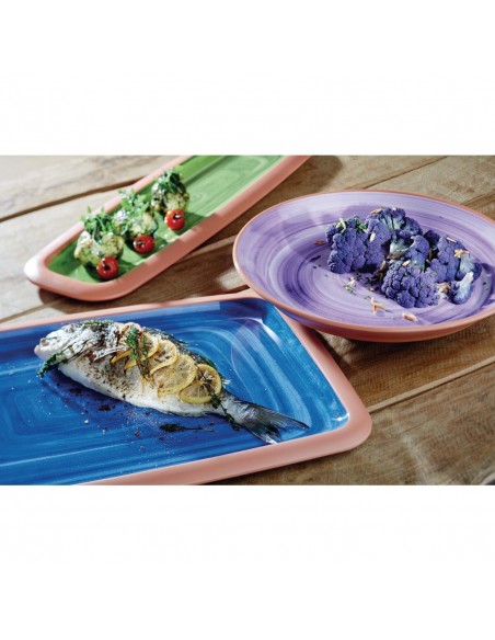 APS La Vida Melamine Plate Round Purple 320mm