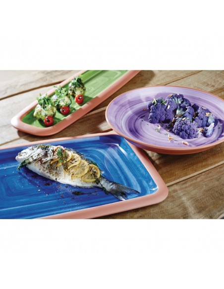 APS La Vida Melamine Plate Round Purple 320mm