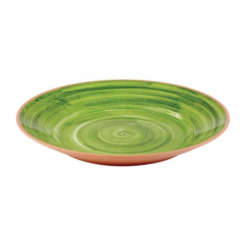 APS La Vida Melamine Plate Round Green 405mm