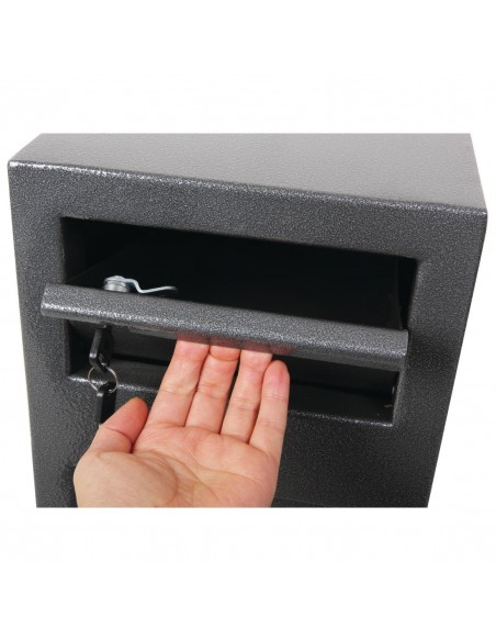 Phoenix Cash Deposit Drop Safe Silver 19Ltr 1K