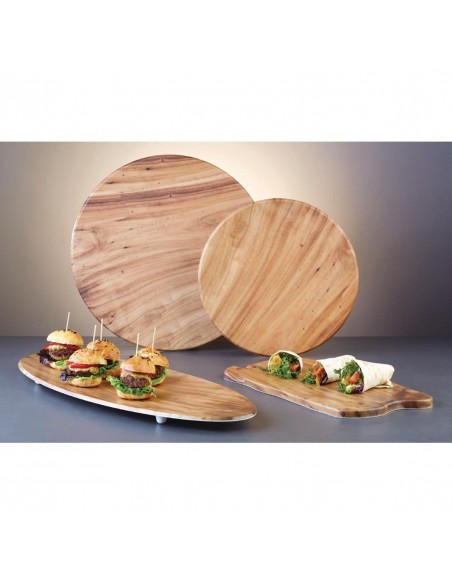 APS Timber Oval Melamine Platter 650 x 260mm