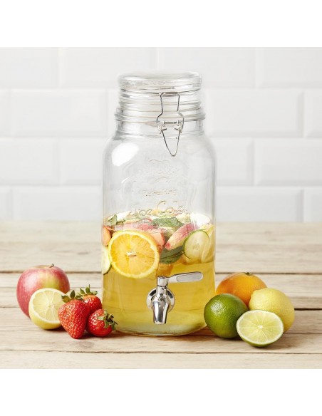 Olympia Clip-Top Drinks Dispenser With Indenting