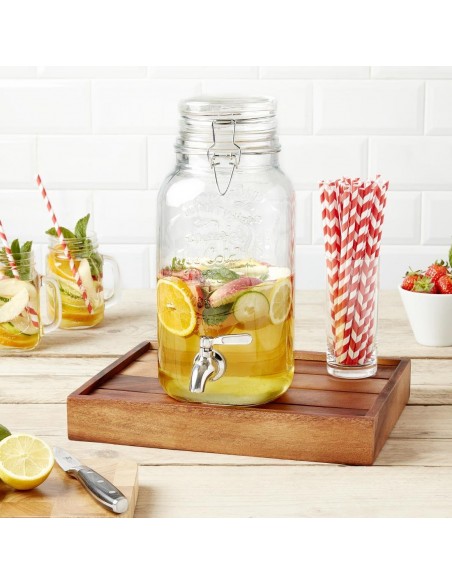 Olympia Clip-Top Drinks Dispenser With Indenting