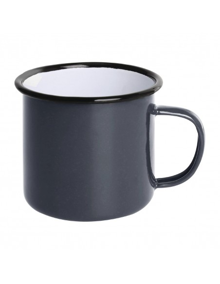 Olympia Enamel Mug Grey 350ml