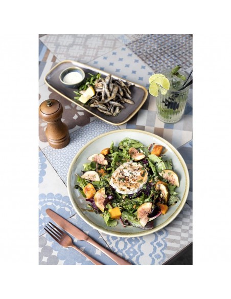 Olympia Kiln Round Coupe Plate Moss 230mm