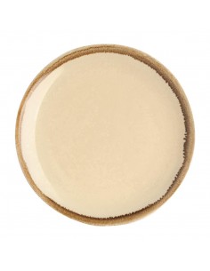 Olympia Kiln Round Coupe Plate Sandstone 230mm