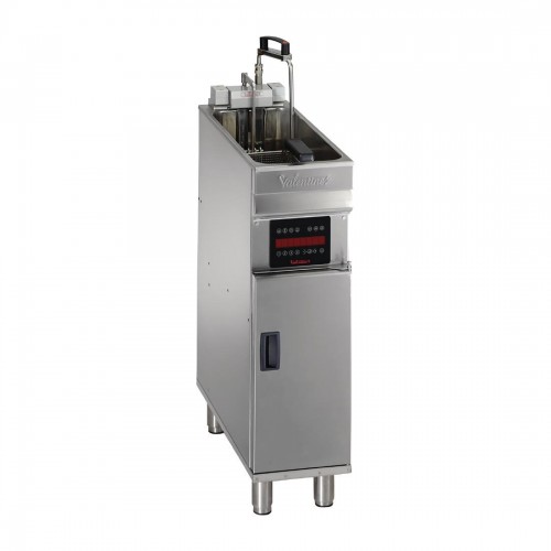 Valentine Single Tank Single Basket Free Standing Electric Filtration Fryer Evo 200P Valentine Single Tank Single Basket Free Standing Electric Filtration Fryer Evo 200P
