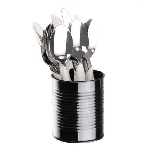 Olympia Galvanised Steel Chip Cup Black