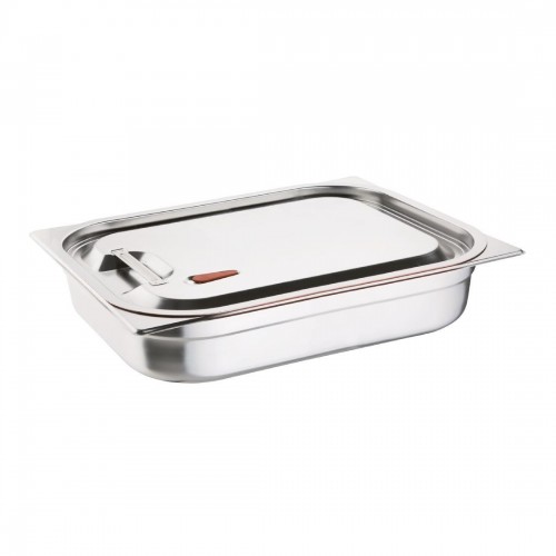 Vogue Stainless Steel and Silicone Sealable Gastronorm Lid 1/1