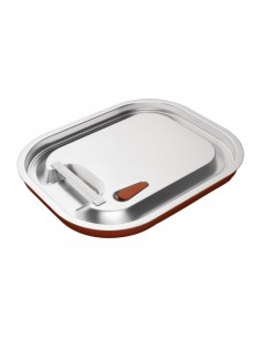 Vogue Stainless Steel and Silicone Sealable Gastronorm Lid 1/2